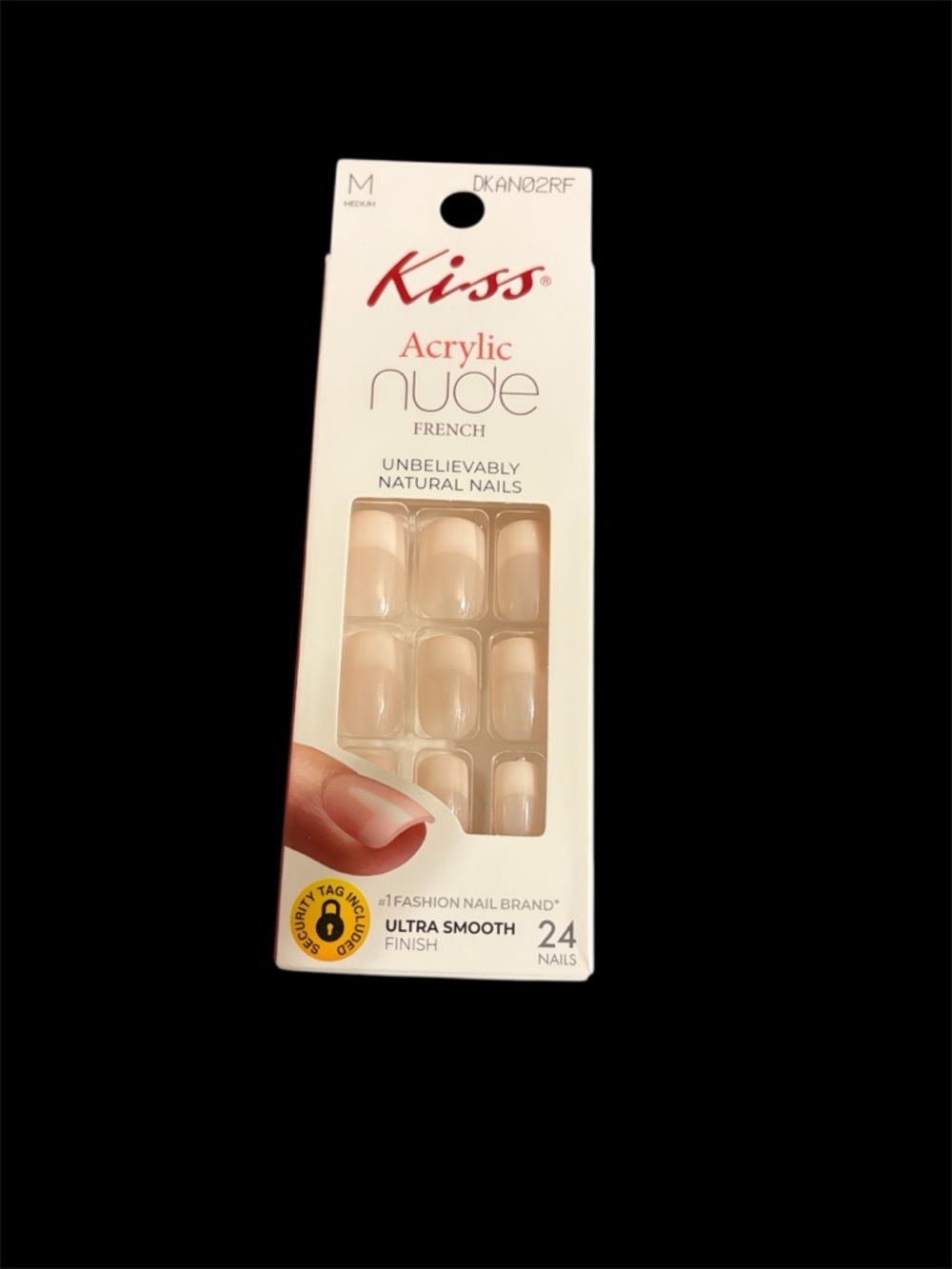 Kiss Acrylic Nude French Press-On Nails (Qty 1 Pack)